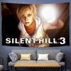 Silent Hill Ikonische Monster Wandteppich Pyramid Head Krankenschwestern Kreatur Kunst für Horror Gaming Raum Akzentwand