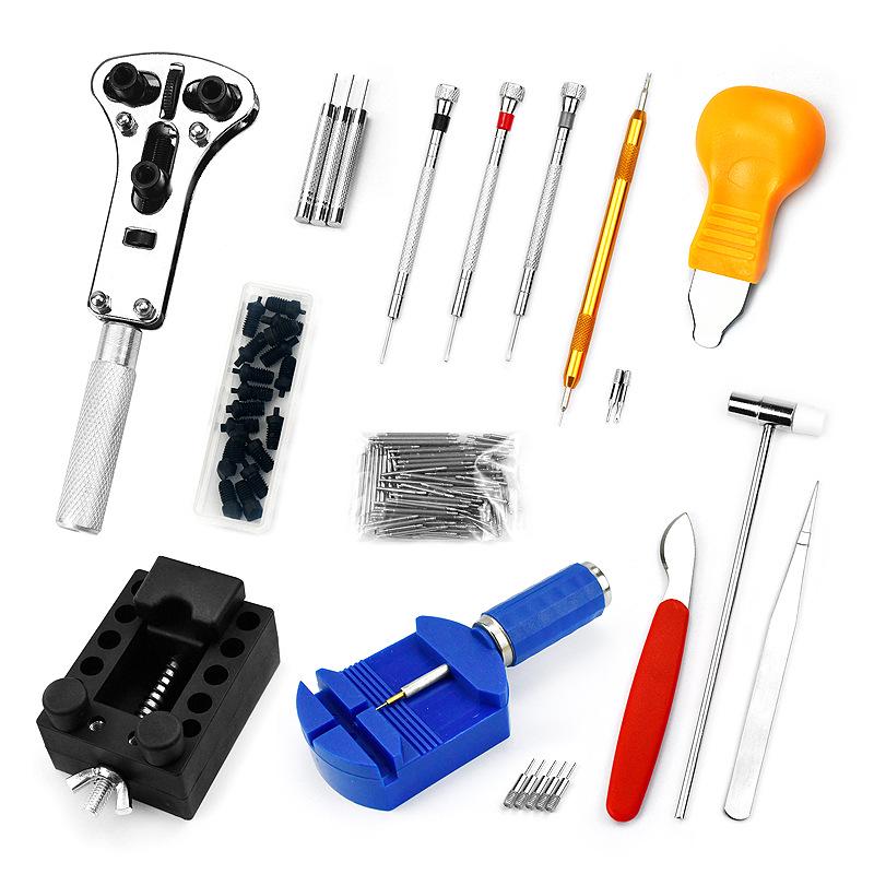 147-Piece Watch Repair Tool Kit for Battery Replacement and Disassembly