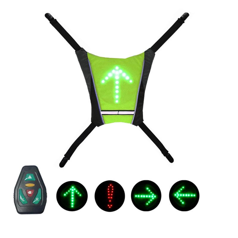 LED Turn Signal Light Remote and Backpack Safety Pendant