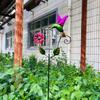 Premium Metal Rain Measurement Instrument Showcasing A Pretty Bird Figure Perfect For Outside districts And Adornment