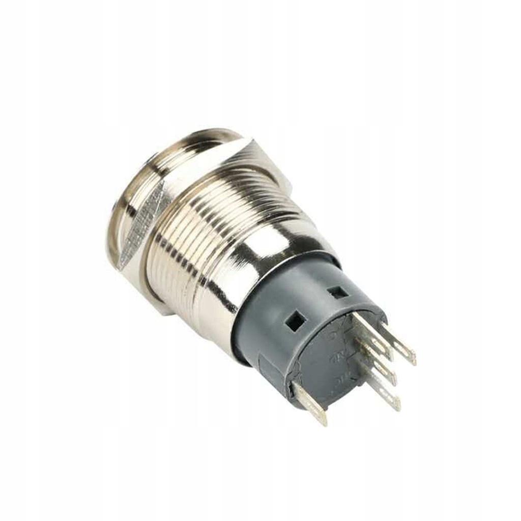 Bistable Vandal-proof Pushbutton 250V 5A 19X38Mm Blue