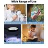 Large Magnifying Glass with Light, 60X 30X Handheld Rechargeable Illuminated  Vision Aid Magnifier for Seniors Reading