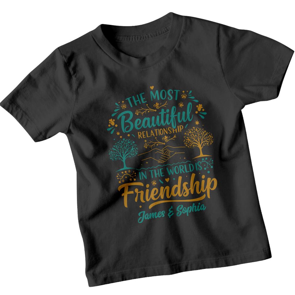 Personalised Boys Girls Friendship Best Friends Day 100% Cotton T-shirt Mens Tees Top Bestie Matching #BFD