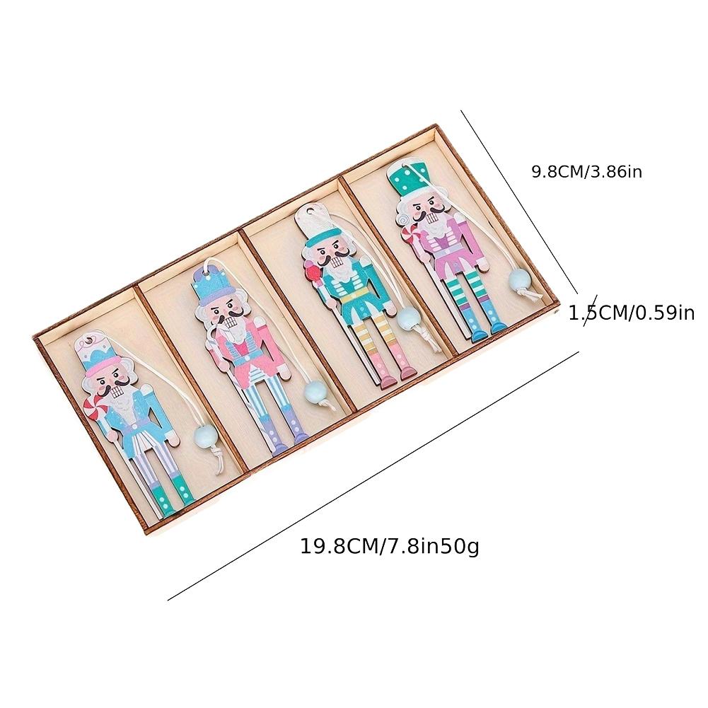 

Рождественская подвеска «Щелкунчик» Праздничное украшение Деревянные украшения «Щелкунчик» A