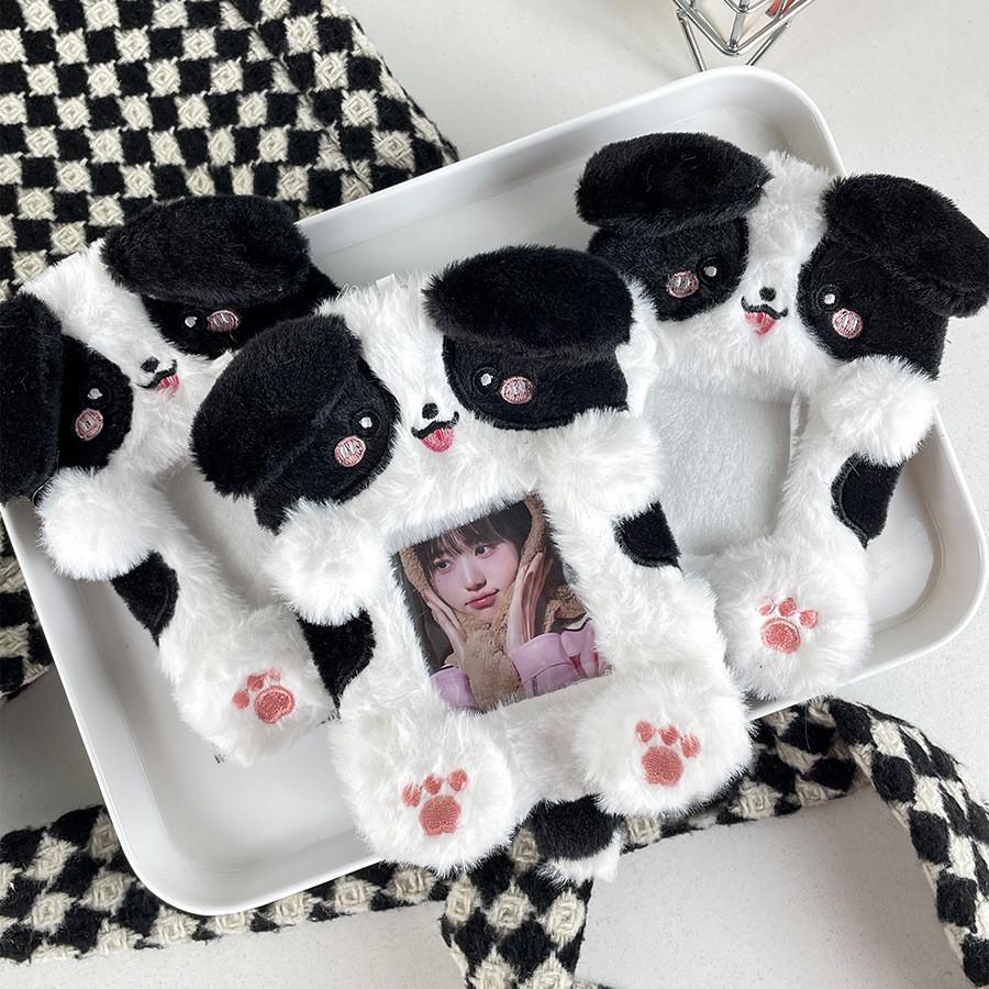 Functional And Fun Plush Dog Card Holder For School Id And Instant Keepsake Photo