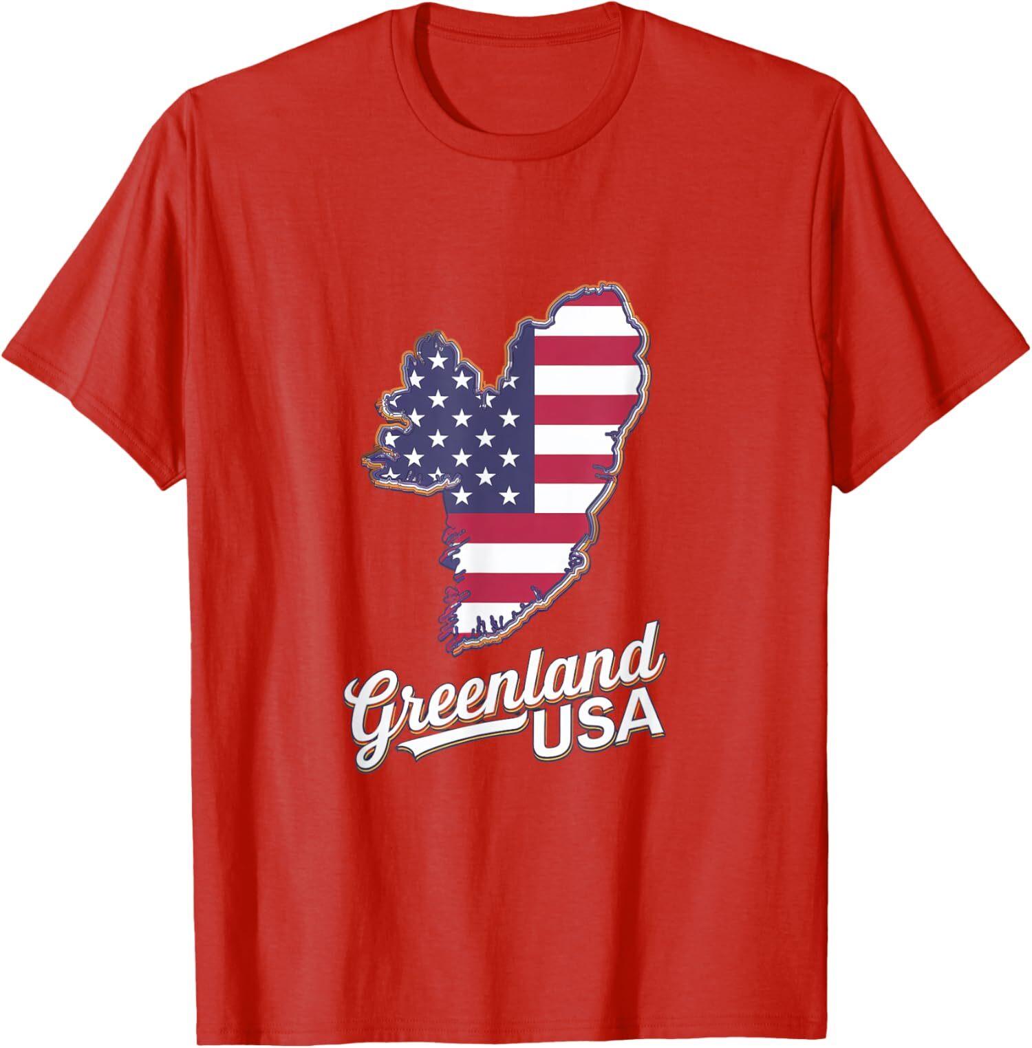 Greenland Usa Annex Greenland To United States Unisex T-shirt XXL