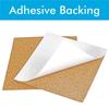 DIY Cut 4x4 inch Self-Adhesive Cork Coasters Square Pads with Strong Adhesive for Office, Home Decoration