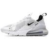 Air Max 270 Vintage Cushioning Low Top Air Cushion Casual Running Shoes Womens White Black AH6789-100