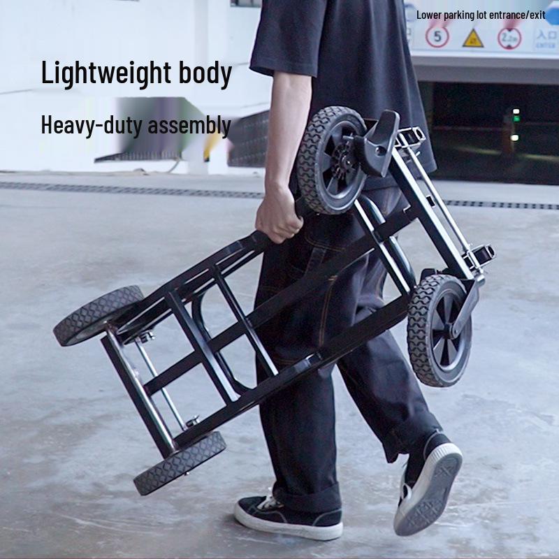 Blue Bull Director's Folding Cart - Multifunctional Portable Film/TV Work and Live Broadcast Cart for Outdoor Use