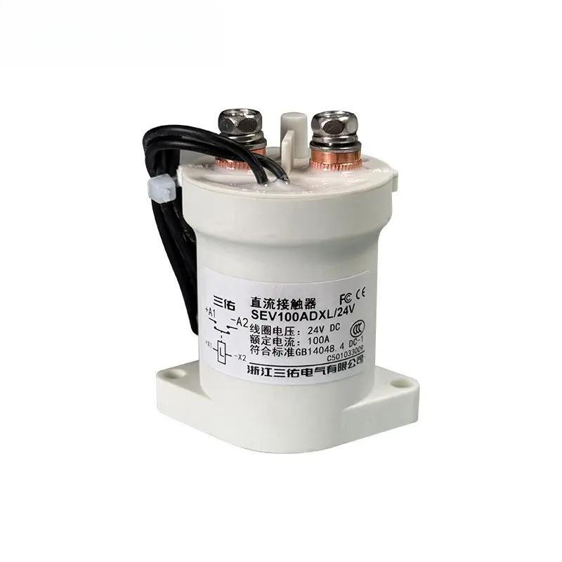 SEV30A 100A 200A 300A 400A 600A 12V 72V1NO/1NC High Voltage DC Contactor Uninterruptible Power Supply Equipment Charging Station