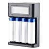 4 Slots LCD Display AA AAA Rechargeable Battery Charger Independent Slot USB Input for 1.2V Ni-MH/Ni-CD Rechargeable Batteries