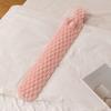 Cartoon Cat Shape Long Hot Water Bag With Soft Short Plush For Warmth And Gift Giving