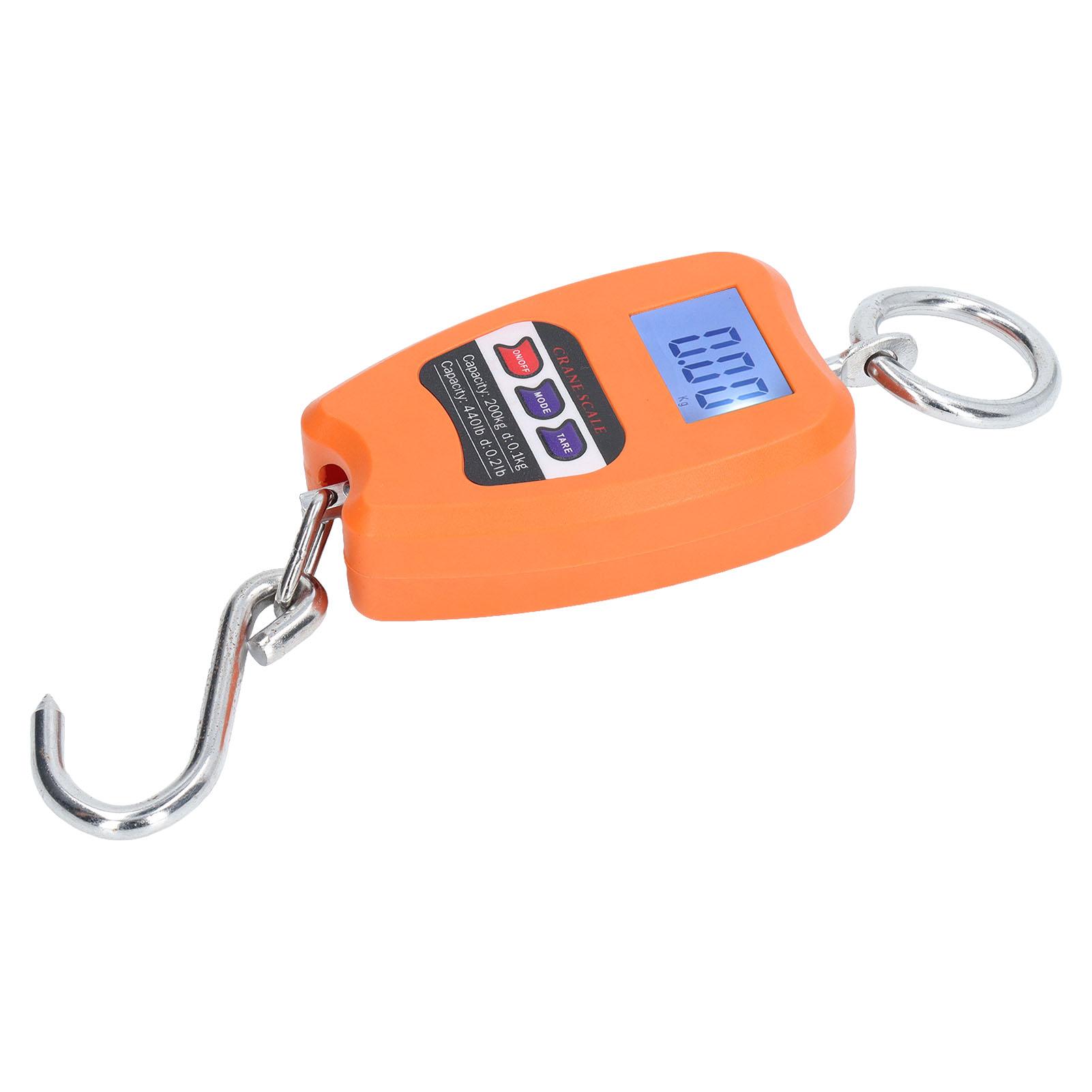 

Digital Hanging Scale Portable 200kg Load Bearing Accurate Multifunctional Handheld Mini Hanging Scale with LCD Screen