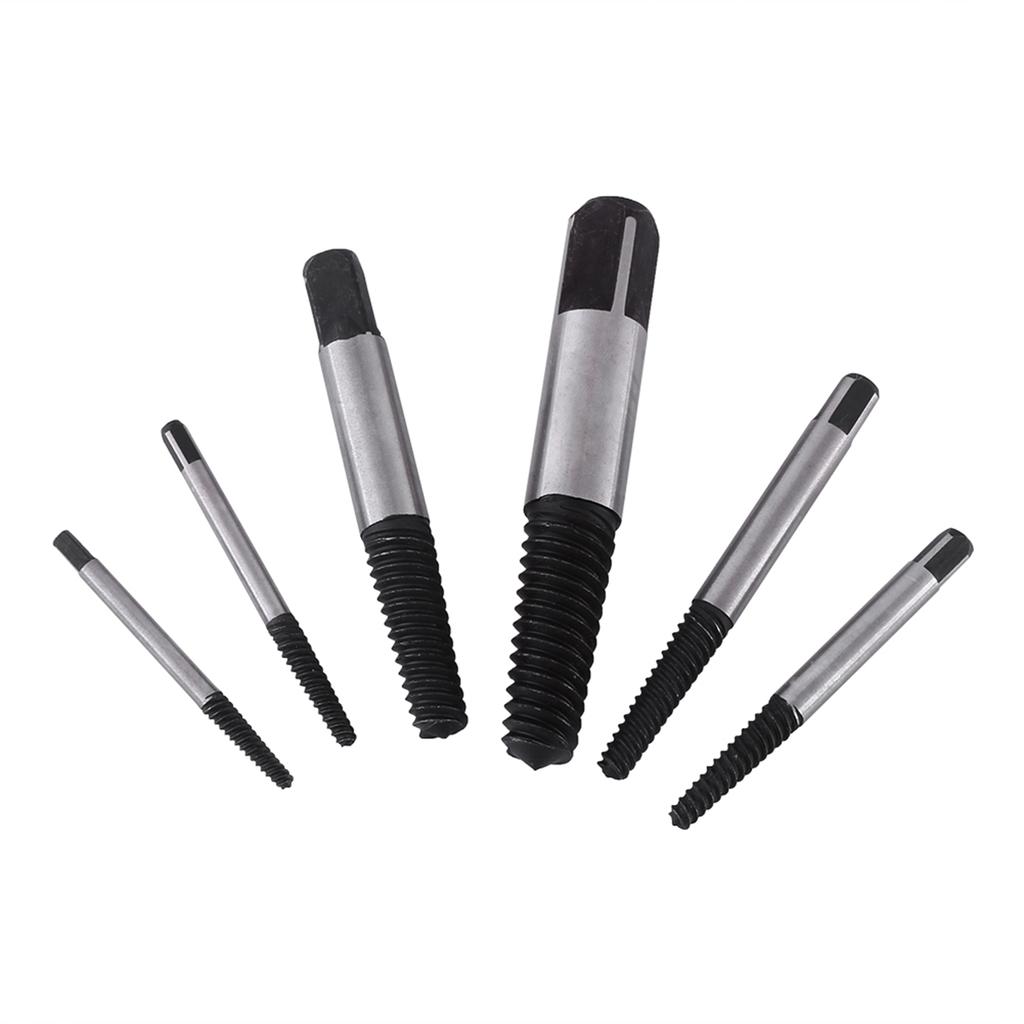 12 Pcs Practical Broken Nut Screw Extractor Bolts Studs Remover Tools Set with Drills
