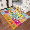 Colorful Alphabet Learning Rug: Non-slip rug suitable for living room and bedroom sofas.