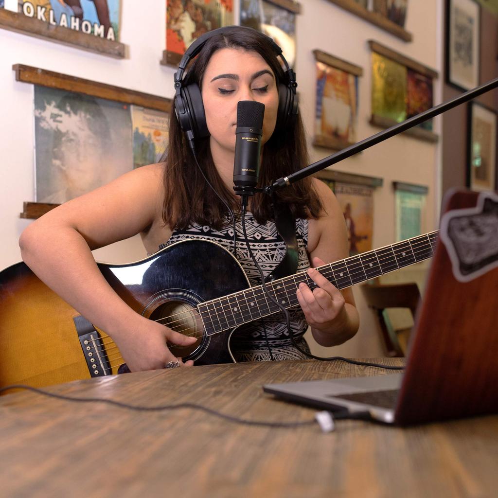 Marantz Pro USB Microphone, Condenser Microphone, Gaming, Telework, DAW Recording, Streaming Microphone, Recording, Unidirectional Microphone,