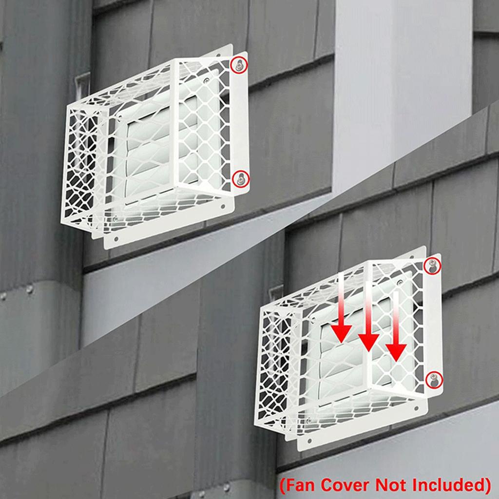 Stainless Steel Dryer Vents Covers Guard for Exhaust Fan Openings Protects Birds and Small Animals Easy Installation