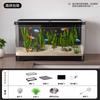 New Desktop Goldfish Tank with Built-in Filter Oxygen System Small Living Room Stream Ecosystem Complete Landscape Aquarium