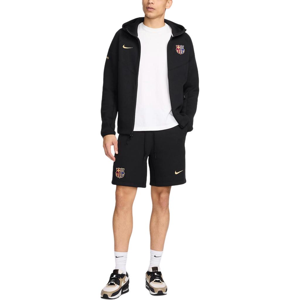 Nike Fc Barcelona Tech Fleece Men's Nike Soccer Shorts FN8477-010