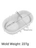 Stampo in Silicone per Ciotole Cibo Animali Fai da Te Stampo per Colata in Gesso Ciotole Cibo Gatto Cane Stampo in Resina Calcestruzzo Scatola Porta Oggetti Realizzazione Artigianale Decorazione Casa