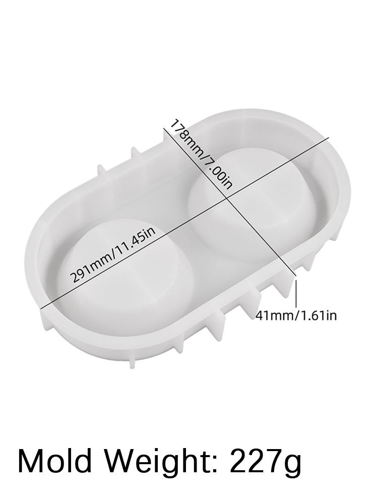 Stampo in Silicone per Ciotole Cibo Animali Fai da Te Stampo per Colata in Gesso Ciotole Cibo Gatto Cane Stampo in Resina Calcestruzzo Scatola Porta Oggetti Realizzazione Artigianale Decorazione Casa