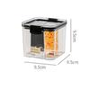 Square Plastic Storage Boxes Plastic Sealed Square Fresh-Keeping Boxes  Spices Storage