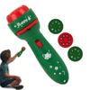 Children Projection Christmas Handheld Flashlight Projector 24 Kinds Of Design Education Santa Claus Tree Toys Gifts Flashlights