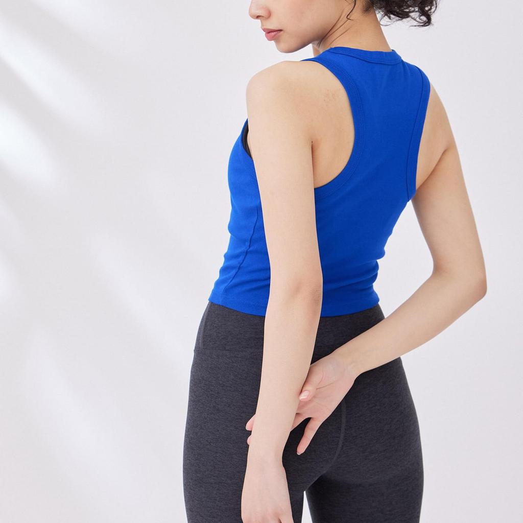 Nergy Tank Top OF RACER CROP TANK Blue [YEAR OURS] Women's (45)
