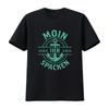 Moin Ihr Spacken Anker Design T-Shirt Spaß Lustige Sprüche Girlie vintage Gewaschen Designer-Kleidung Mode Stilvoll homme Unisex
