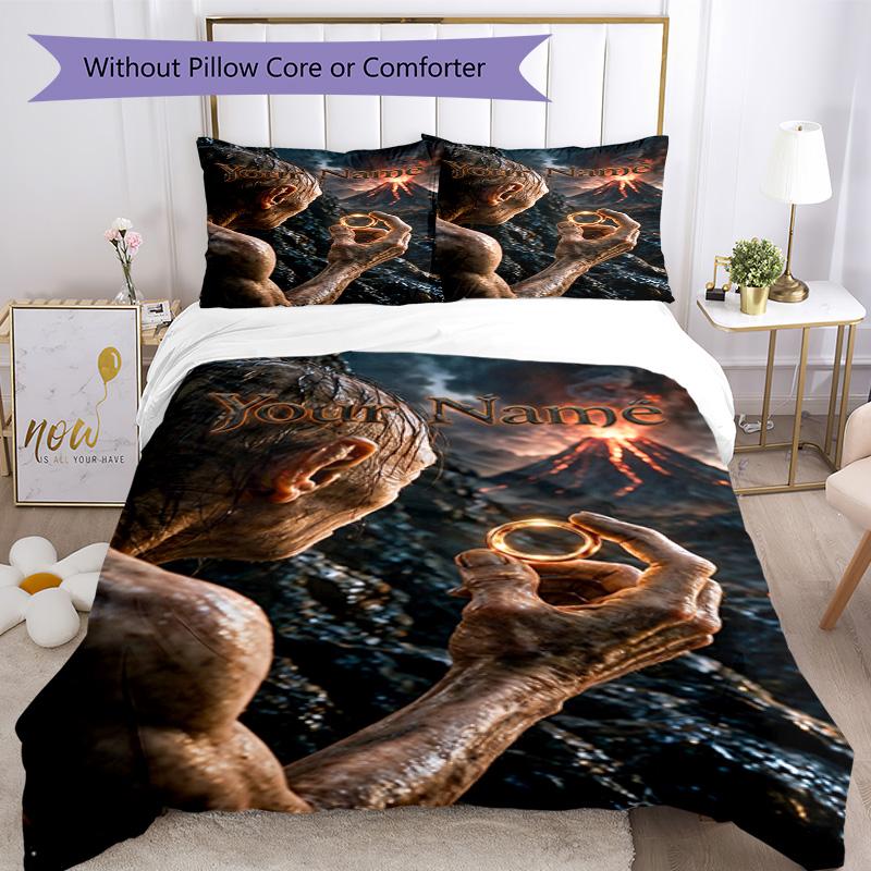Lord Rings Customizable Name Custom Bedding Perfect for Living Rooms Soft Bedding Custom Room Decor Perfect Gift for Valentine’s Wedding Birthday