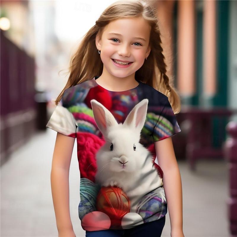 Boys' 3D Graphicl T Shirt Tee Short Sleeve 3D Print Sports Fashion Streetwear Kids 4-12 Years Crew Neck Casual
