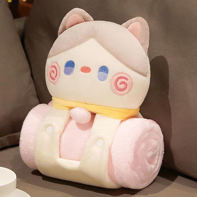 Nap Blanket Sofa Towel Office Nap Blanket Student Blanket Shawl Coral Velvet Milk Velvet