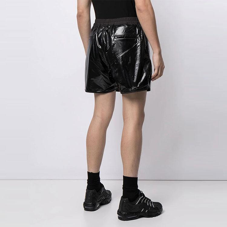 Fear Of God Pleated Faux Leather Shorts Men shorts Black FG40024PNL-001