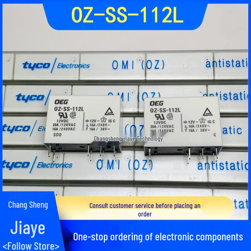 

OZ-SS-112L Universal Relay 12VDC, 16A, 8 Pins