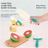 Children Pretend Play Simulated Kitchen Toys Plastic Cutting Accessories Food Fruit and Vegetable Kids Toy Boys Girl Christmas