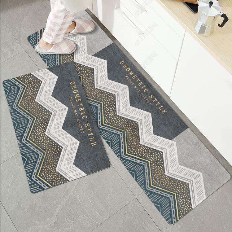 Kitchen Floor Mat Bedroom Living Room Long Bedside Area Rug Hallway Soft Washable Carpet Anti Slip Bathroom Entrance Doormat