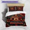 3pcs Duvet Cover Set (1*Duvet Cover + 2*Pillowcase, Without Core), Custom Name Manchester UnitedPattern Bedding Set, Home Bedroom Decor Gift