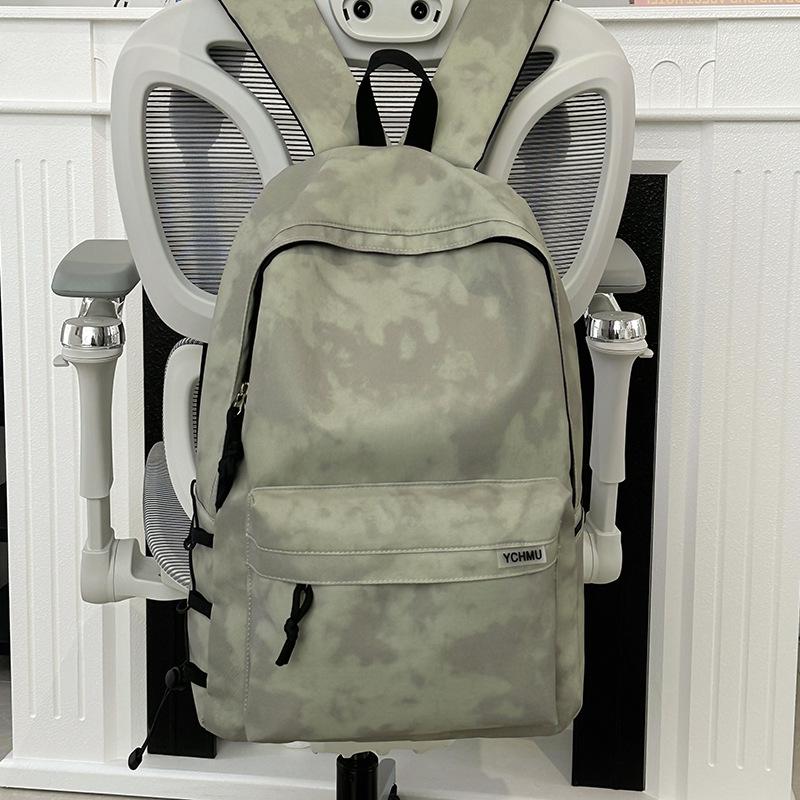 Schoolbag retro schoolbag male college students simple large capacity backpack female versatile computer travel junior high school backpack tide