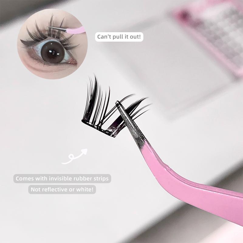 GEGE BEAR Накладные ресницы серии Cat без клея с завитком подсолнечника — фото 5