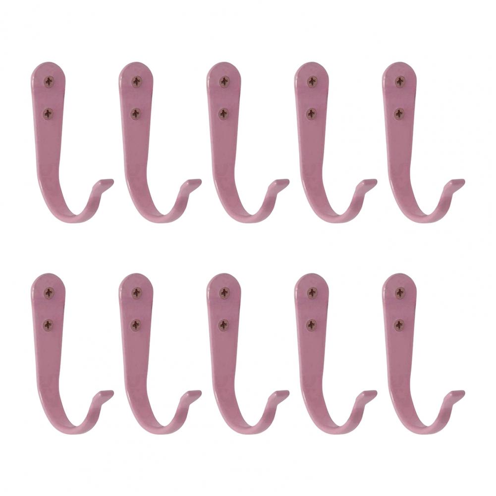 Metallhaken mit Gummibeschichtung Robuster Wandhaken Metallwandhaken für einfache Organisation Mantel Handtuch Schlüssel für Badezimmer für Kleine