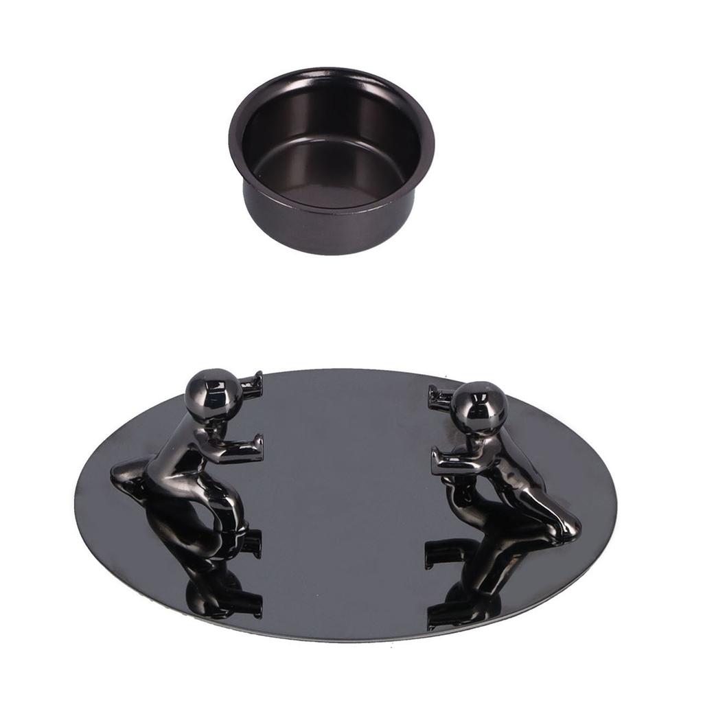 Candlestick Holder Stainless Steel Candle Holder Romantic Candle Stand Candlestick Ornament for