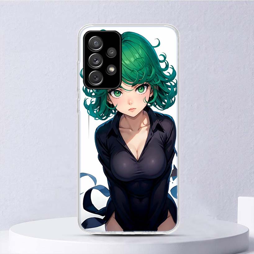 One P-Punch-Man Tatsumaki Soft Case For Samsung Galaxy A52 A42 A32 A22 A12 A02S Phone Cover A50 A51 A70 A71 A41 A31 A21S A40 A30