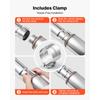SucceBuy Elbow Exhaust Tip Chrome Turn Down Exhaust Tip w/ Clamp for Truck Car Chrome Structure for High Temperature Resistance