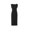 Elegant French Off-Shoulder Ruched Maxi Dress