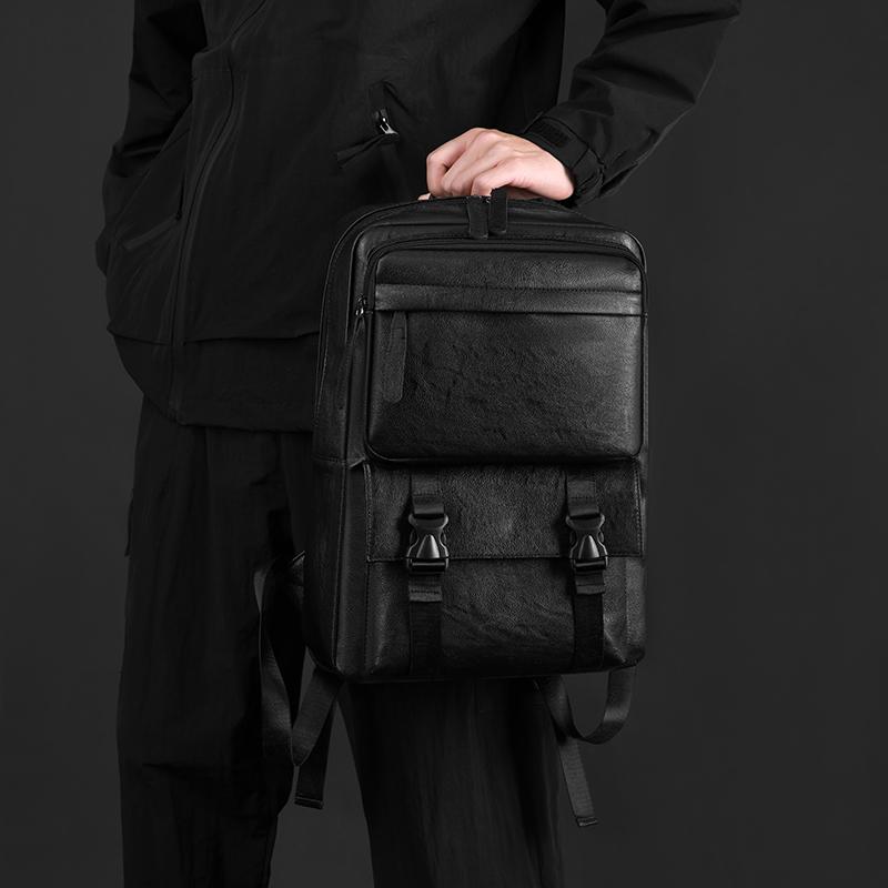 Men's Business Travel Large Capacity Backpack Water-repellent Multifunctional Backpack Commuter Lightweight Backpack