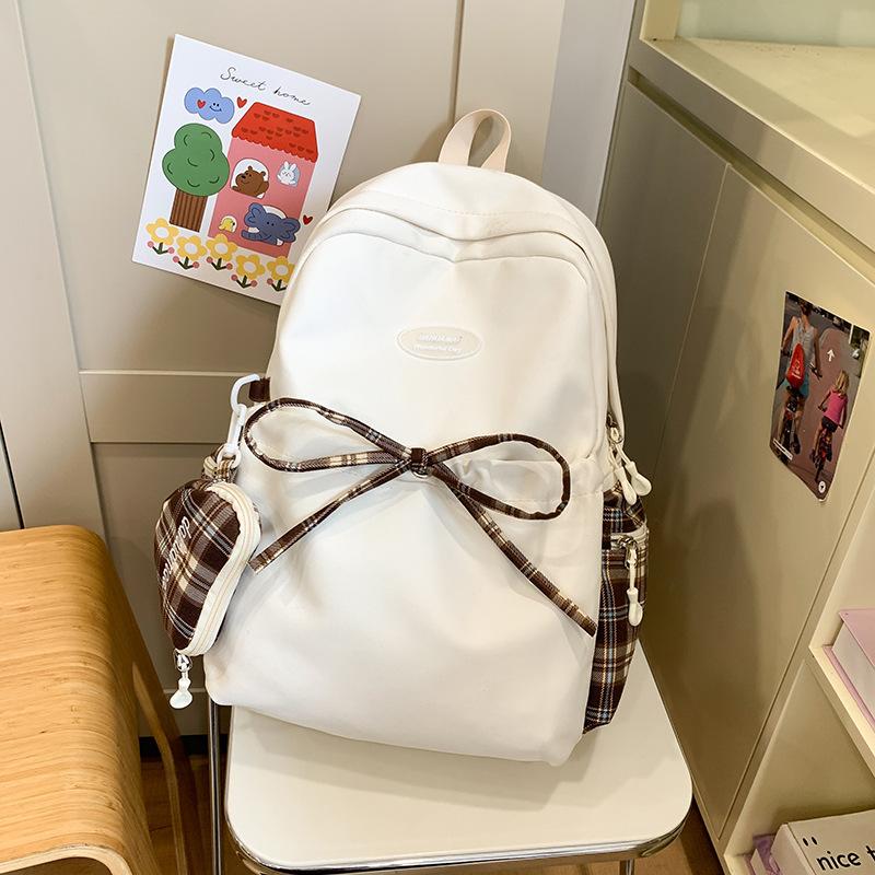 Schoolbag cute girl small fresh schoolbag female ins campus junior high school girl high school college student backpack travel backpack