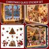 Christmas Window Clings Stickers Set for Glass Holiday Decor