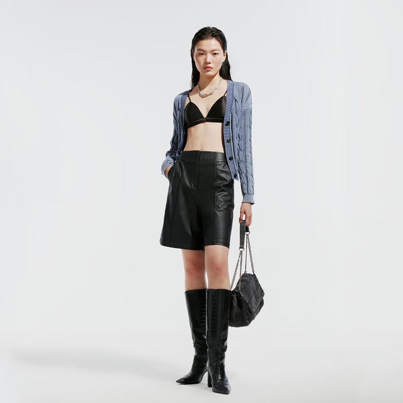 

VEROMODA Women s Striped V-Neck Knit Cardigan S