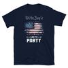 We the People Like To Party USA Flag Fourth of July Short-Sleeve Unisex T-Shirt