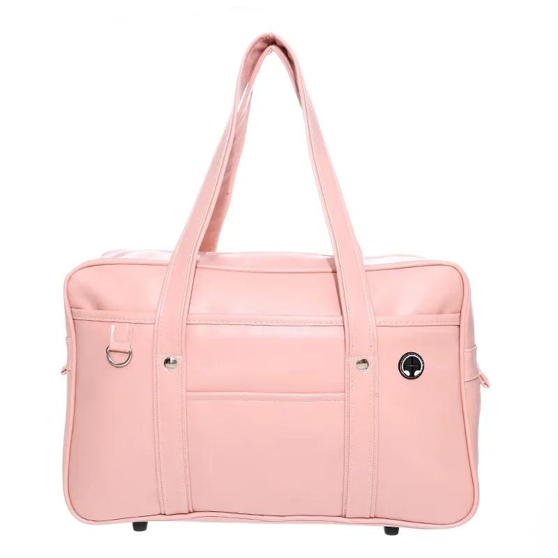Japanische zweidimensionale Schülerin JK Uniform Tasche Mädchen PU Schulranzen COS verschleißfeste wasserdichte One-Shoulder Messenger Handtasche